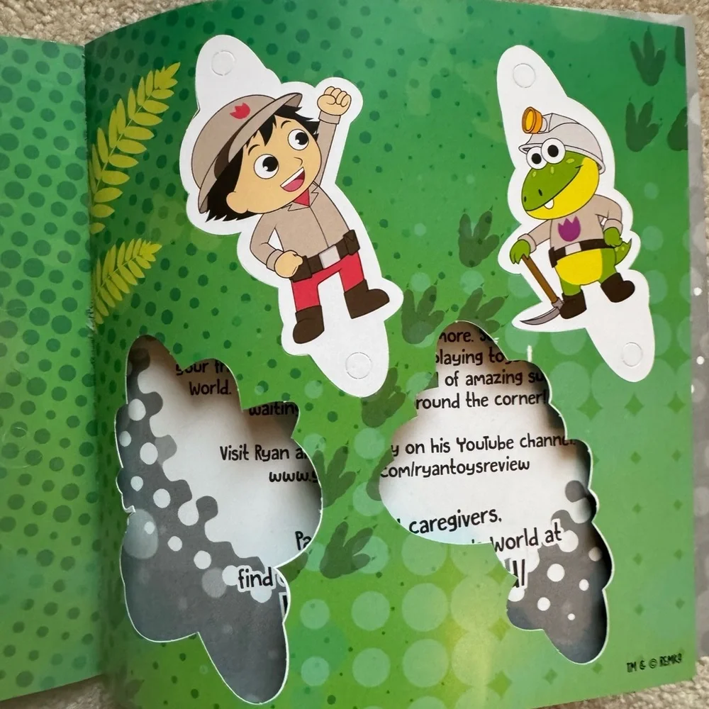 Ryan's Dinosaur Egg-Venture Book Set